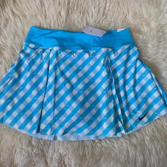 NWT $80 NIKE Women XL Dri-FIT Club Printed Swoosh LOGO Tennis Skirt Skort Shorts - Picture 8 of 11